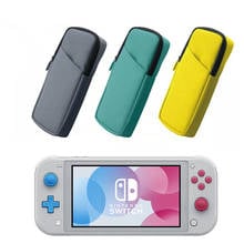 Estojo para nintendo switch lite, bolsa de transporte, tecido macio, portátil, capa protetora, com película 2024 - compre barato