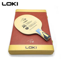 LOKI-raqueta de tenis de mesa de carbono, pala de Ping Pong profesional de 7 capas, de lujo, de ataque rápido y arco, ALC 2024 - compra barato