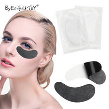 Adesivos para extensão de cílios 50 pares, adesivos de papel para cílios máscara de cuidados com os olhos conjunto de ferramentas de maquiagem cosmética 2024 - compre barato