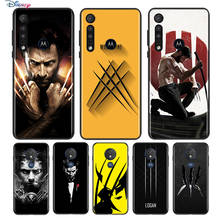 Wolverine marvel para motorola g9 g8 g stylus power uma fusão hyper edge e7 e6 5g mais jogar lite caso de telefone macio 2024 - compre barato