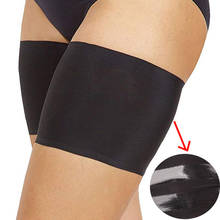 Meias de silicone antiderrapantes, meias esportivas para legging, perda de peso, calorias, caneleiras finas, proteção para pernas, pulseiras de borracha, 1 par 2024 - compre barato