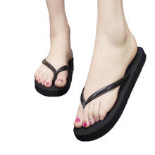 PU Slippers Women Solid Color Non-Slip Casual Flip-Flops With Flat And Open Toe Flip-Flops Female Plus Size Beach Sandals Women 2024 - buy cheap