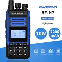 Baofeng-radio de comunicação, walkie talkie original, 10w, manual, de alta qualidade, banda dupla, fm, transmissor, dois sentidos, caça profissional 2024 - compre barato