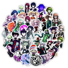 Pegatinas de Anime de Danganronpa para juegos, calcomanías impermeables de papelería para monopatín, portátil, motocicleta, calcomanías de dibujos animados geniales, 10/30/50 Uds. 2024 - compra barato