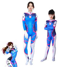 Game OW Dva Cosplay Costume Adult & Kid Spandex Zentai Bodysuit Halloween Party D.va Costumes 3D Printing 2024 - buy cheap