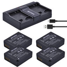 Batmax DMW-BLG10 DMW BLG10 DMW-BLE9 BPDC15 Battery+USB Dual Channel charger for Panasonic LUMIX GX80 GX85 GF5 GF6 GX7 LX100 2024 - buy cheap