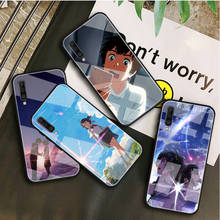 Anime your name Tempered Glass Case For Samsung Galaxy A10S A10E A20S A20E A30S A40 A50S A60 A70 A80 A90 A6 A7 A8 Cover Shell 2024 - buy cheap