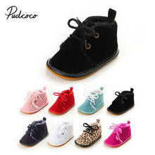 pudcoco Winter Baby Boys Girls Keep Warm Shoes First Walkers Sneakers Kids Crib Infant Toddler Footwear Solid Boots Prewalkers 2024 - buy cheap