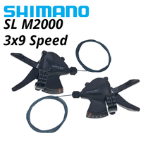 Shimano alavanca de câmbio m2000 m2010 para bicicleta, gatilho com cabo novo m370 2024 - compre barato
