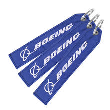 3PCS Embroidery BOEING Keychains for Aviation gifts customize keyring ATV Car Truck Key Fobs s Luggage Bag Tag Key Ring llavero 2024 - buy cheap