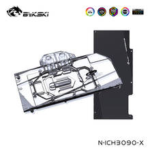 Bykski Watercooler For  INNO3D Geforce RTX 3080/3080Ti ,3090 GAMING X3 Card Cooled ,Full Cover Water Block,N-ICH3090-X 2024 - buy cheap