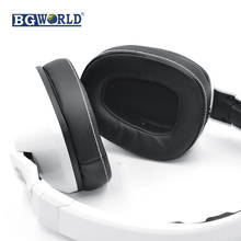 BGWORLD-almohadillas negras de repuesto para los oídos, almohadillas con cinta para los auriculares, con cable 2024 - compra barato
