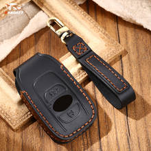 Dandkey For Subaru BRZ Forester Legacy Outback WRX WRX STI Impreza XV Crosstrek Leather Car Key Case Smart Remote Cover Keys Bag 2024 - buy cheap