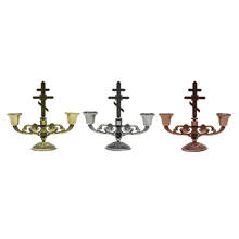 Candelabro Retro, candelabro clásico de centro de mesa, candelabro votivo, Pilar, soporte de vela, iglesia, decoración del hogar 2024 - compra barato