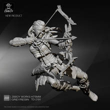 75mm Resin Figure Kits Future Female Shooter Resin Soldier Self-assembled TD-2191 2024 - купить недорого