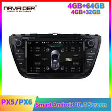 Автомобильный DVD-плеер PX5 PX6 на Android, головное устройство, радио, мультимедийный плеер, автомобильный GPS-навигатор для SUZUKI SX4 S Cross 2014, Авторадио 2024 - купить недорого