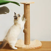 Sisal Cat Scratcher Cat Scratching Post Claw Sharpener Wearable Won't Fall Cat Climbing Shelf Funny Cat Toys Cat Supplies 2024 - buy cheap