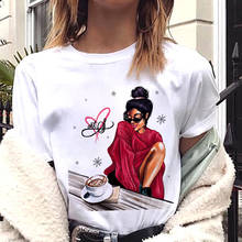 Модная женская футболка с принтом, футболка с круглым вырезом, женская летняя футболка с коротким рукавом, женская футболка в стиле Харадзюку 2024 - купить недорого