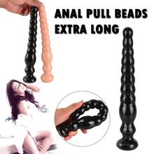 Super Long Anal Beads Anus Backyard Anal Plug With Suction Cup Prostate Massage Butt Plug Anal Balls Sex Toys For Women Men Gay 2024 - buy cheap