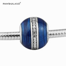 Beads For Jewelry Making Orbit Charm Midnight Blue Enamel Fits European Charms Bracelets Woman DIY Sterling Silver Jewelry 2024 - buy cheap