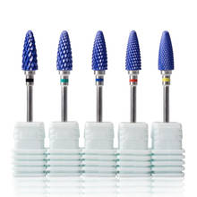1pcs Blue Ceramic Nail Drill Bits Pedicure Manicure Cleaning Cuticle Milling Cutter Sander Nail File Accessory Tools 2024 - buy cheap