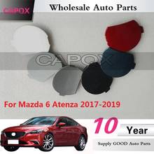 Capqx para mazda 6 atenza 2017 2018 2019 amortecedor dianteiro reboque capa pára-choques-suporte de reboque capa de transporte gancho de reboque tampa 2024 - compre barato