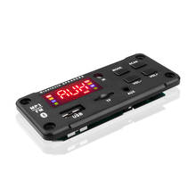 Placa decodificadora de reproductor Mp3, módulo de Radio FM, receptor de audio inalámbrico, tarjeta TF de 3,5mm para Toyota Yatou, AUX, 12V, Bluetooth 5,0, WAV 2024 - compra barato