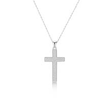 New 925 Sterling Silver Pendants Necklaces For Women Cross Necklace  Jewelry Charm Necklace Women Jewelry Birthday Gift 2024 - buy cheap