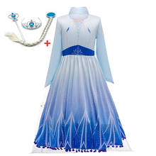 Vestido de princesa para niñas, ropa para fiesta de cumpleaños, Cosplay, 3 a 12 años, novedad de 2020 2024 - compra barato