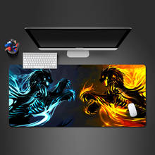 Ice And Fire Wolf  Mouse Pad High Quality Mouse Mat Game Team PC Game Computer Keyboard Game Mats Creative Special Gifts 2024 - buy cheap