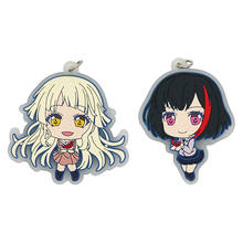 Bang Dream! HHW Afterglow Anime Game Tsurumaki Kokoro Mitake Ran Rubber Keychain 2024 - buy cheap