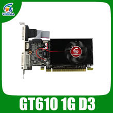 Видеокарта Veineda Дисплей vga карты GT610 1 ГБ DDR3 700/1000 МГц для nVIDIA Geforce игр 2024 - купить недорого