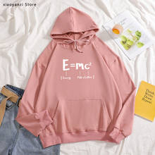 Funny Math Energy Equal Milk Add Square Coffee Theory of Relativity Design Cotton women hoodies sportswear pullovers sweatshirts 2024 - buy cheap