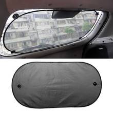 Cubierta de parasol para parabrisas trasero de coche, visera de ventana trasera de malla negra automática con ventosa, película adhesiva de protección UV/solar/brillante 2024 - compra barato