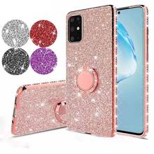 Bling Soft Diamond Case for Huawei Y5P Y8P Y9S Y6S Y9 Prime P40 Lite E P Smart 2020 Ring Glitter Cover for Honor 30S 9A 9S 9C 9X 2024 - buy cheap