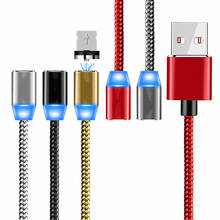 Магнитный USB-кабель для iphone X, XS, XR, 8, 7, 6, 5, 5S, SE, 5C PLUS, с поддержкой быстрой зарядки и передачи данных, мобильный телефон 2024 - купить недорого