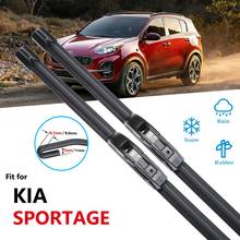 Escobilla de limpiaparabrisas para Kia Sportage NB-7 KM SL QL 1993 ~ 2019, accesorios para coche, pegatinas, limpiaparabrisas delantero 2010 2015 2016 2017 2024 - compra barato