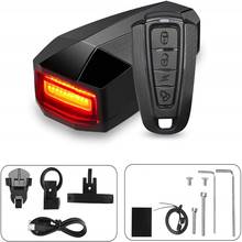 WasaFire Smart Rear Bicycle Light Intelligent Sensor Anti-theft Alarm Bike Taillight USB Rechargeable Cycling Flash Tail Lamp 2024 - buy cheap
