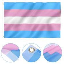 90*150cm Rainbow Flags Lesbian Gay Pride LGBT Flag Grommets Polyester Fade Proof Flag Club Transgender Flaga lgbt Pride Flag 2024 - buy cheap