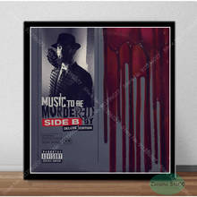 Póster de Arte de Rap para decoración del hogar, arte de música, álbum de estrellas, Eminem, música, ser asesino por impresiones, lienzo, pintura, imagen de pared, sala de estar, TZ70 2024 - compra barato