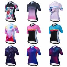 Cycling Jersey Women 2021 Cycling Clothing Racing Sport Bike Jersey Top Bicycle Wear Short Sleeves Maillot Ropa Ciclismo Pink 2024 - buy cheap