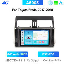 Android 10 Car Multimedia Radio Player HD 360Camera For Toyota Land Cruiser Prado 150 2017+ 7862 6G+128GB Car GPS Navigation DSP 2024 - buy cheap
