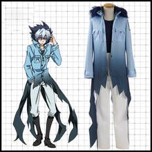 Anime SERVAMP Cosplay Sleepy Ash Blue Costume top pants Japanese Uniform Cosplay for Men Women Halloween Party can custom made 2024 - buy cheap