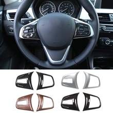 Car Steering Wheel Buttons Frame Cover Trim For BMW X1 F48 2016-18 2 Series Active Tourer F45 Car Styling 2pcs Auto interior 2024 - buy cheap