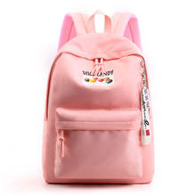 Preppy Women Cute Backpack Pink Bookbag Waterproof Travel Bagpack Stick Candy School Bags Girls Date Bag Kawaii Laptop Rucksack 2024 - buy cheap
