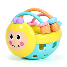 Fun early education toys cartoon bee rattle toys baby early education toys soft hand bell baby toys 0-12 months brain game 2024 - buy cheap
