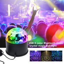 Barra de luz estroboscópica de 9 colores, luz de escenario con Bluetooth, activada por sonido, con Control remoto, efecto de iluminación para Dj 2024 - compra barato