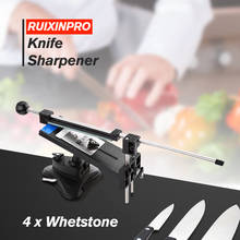 Knife Sharpener Ruixin Pro II All Iron Steel Professional Chef Knife Sharpener Kitchen Sharpening System Fix-angle 4 Whetstone 2024 - buy cheap