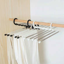 Newest Fashion 5 In 1 Pant Rack Shelves Stainless Steel Clothes Hangers Multi-functional Wardrobe Hot Sale Hanger 2024 - buy cheap
