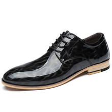 Zapatos de vestir de piel auténtica para hombre, calzado formal, oxford, de negocios, a la moda, talla grande 47 2024 - compra barato